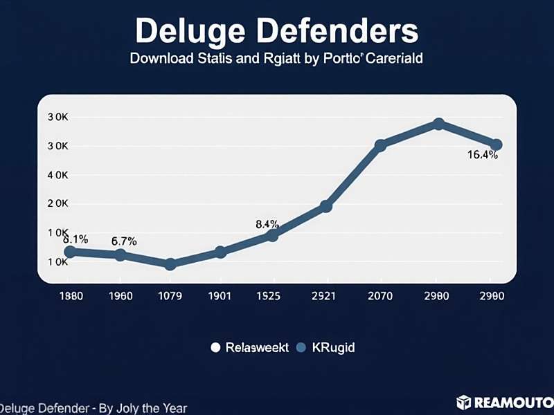 Deluge Defender Download Statistics Graph for India