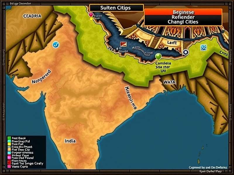 Deluge Defender Regional Maps of Indian Cities